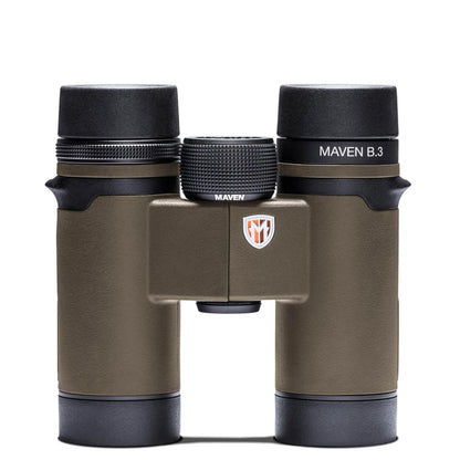 Maven B.3 8x30 mm Binoculars – Compact, Fogproof, Waterproof Hunting & Bird Watching Binoculars with ED Glass (Moss/Black)