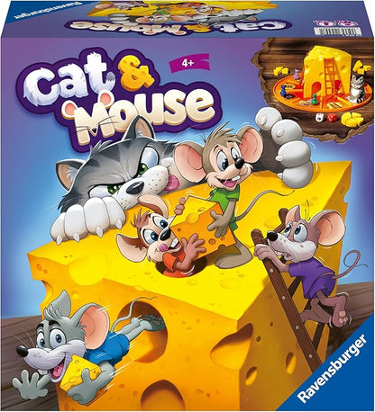 Ravensburger Cat &amp Mouse Board Games for Children Age 4 Years Up - 2 to 4 Players - Kids Gifts
