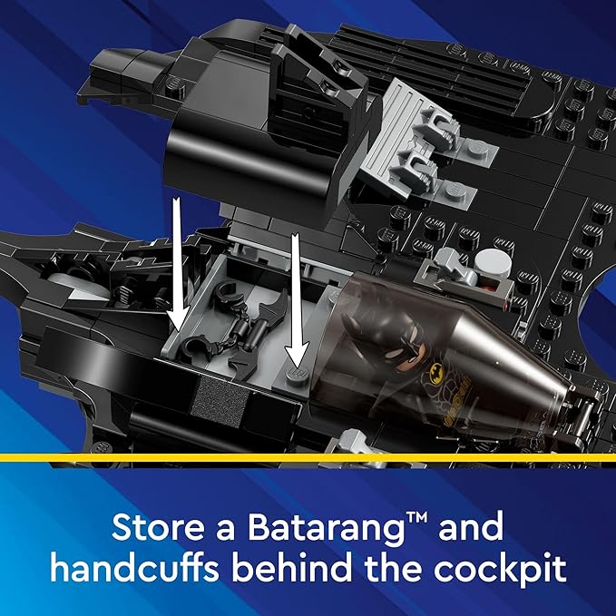 LEGO DC Batwing: Batman vs. The Joker 76265 DC Super Hero Playset Features 2 Minifigures and a Batwing Toy Based on DC’s Iconic 1989 Batman Movie DC Birthday Gift for 8 Year Olds