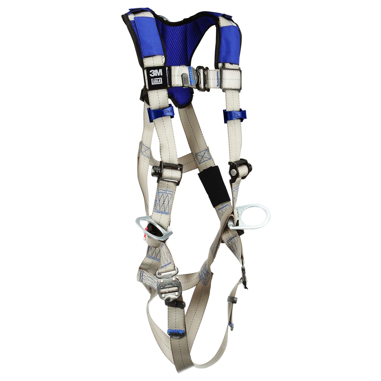 3M DBI-SalaExoFit X100 Comfort Vest Positioning Safety Harness Fall Protection, OSHA, ANSI, Back and Hip D-Rings, Quick Connect Chest and Leg Buckles, 1401031, Medium