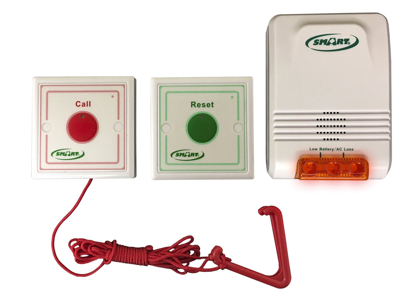 Emergency Call Light System - Fall Prevention for Bathroom or Bedroom. Easy to Setup!