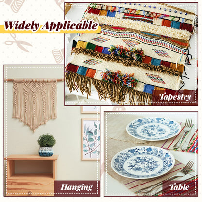 Pajean 24 Pack Cardboard Weaving Looms Weaving Wide Notch Loom Boards Loom for Beginners Knitting Sewing Crochet Basket Jewelry Arts Crafts, 6-1/2 x 13 Inch