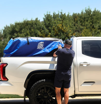 TruckDuffle Truck Bed Storage Bag – Expands Up to 85 Cu Ft – Weatherproof Cargo Organizer – Waterproof Heavy-Duty Soft-Shell Material – Alternative to Tonneau Cover – Fits Compact to Heavy Duty Beds