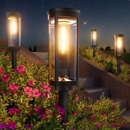 BITPOTT Bright Solar Pathway Lights, 12 Pack Solar Lights Outdoor Waterproof IP65, Auto On/Off Outdoor Garden Decorative Landscape Lighting for Walkway Driveway Lawn Patio Yard
