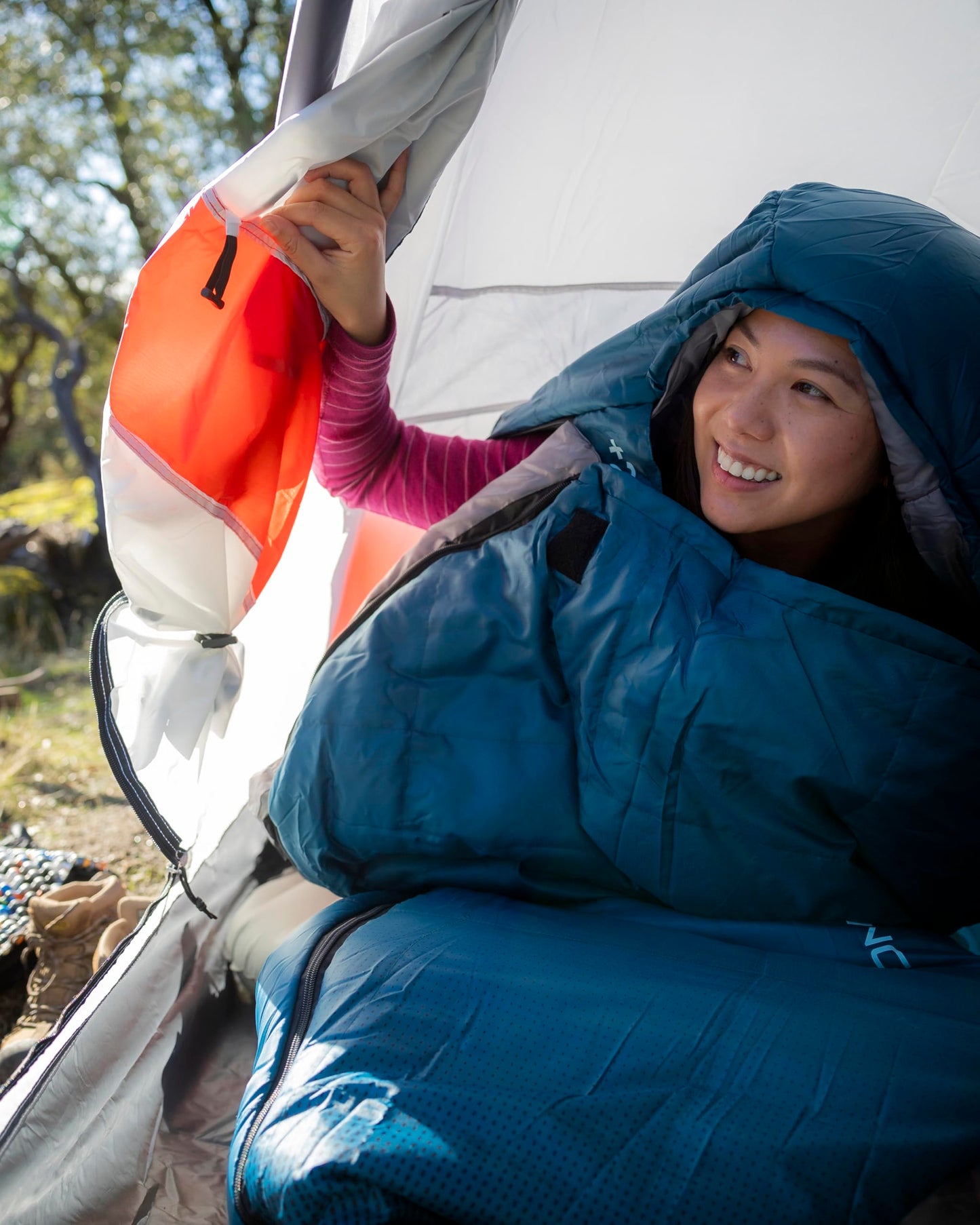 ALPS Mountaineering Vibe +20° Mummy Sleeping Bag, Regular - Aquamarine
