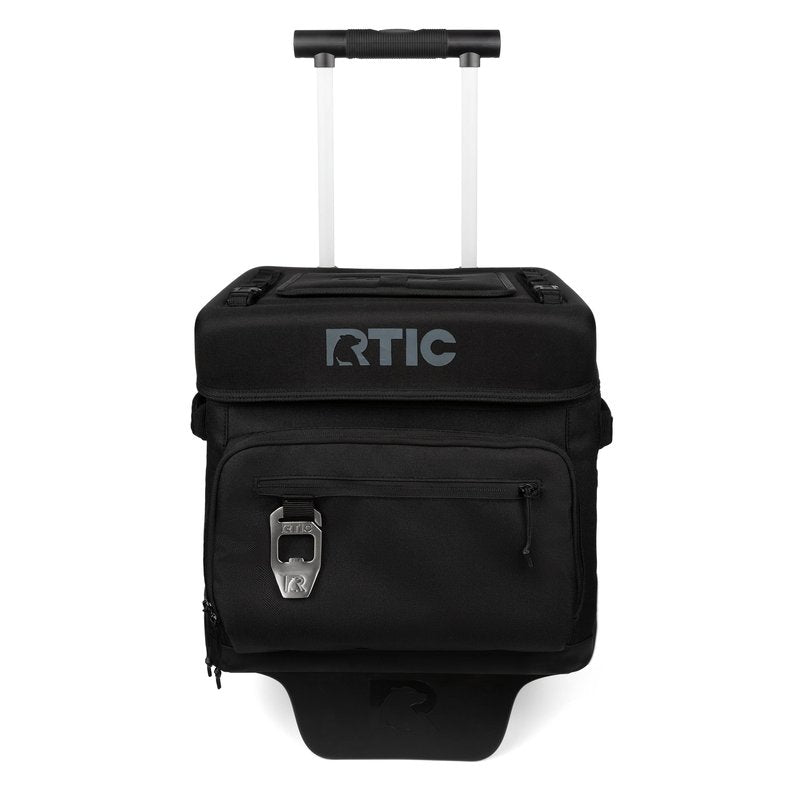 RTIC 40 Can Everyday Wheeled Cooler, Soft Sided Insulated Portable Rolling Collapsible Cooler Bag with Wheels and Handle for Outdoor, Beach, Camping, Sports, Travel, Leakproof, Sand