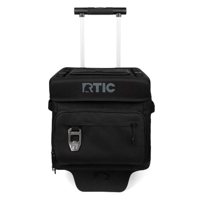 RTIC 40 Can Everyday Wheeled Cooler, Soft Sided Insulated Portable Rolling Collapsible Cooler Bag with Wheels and Handle for Outdoor, Beach, Camping, Sports, Travel, Leakproof, Sand