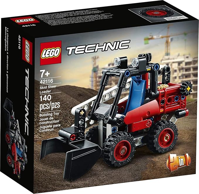 LEGO Technic Skid Steer Loader 42116 Model Building Kit for Kids Who Love Toy Construction Trucks New 2021 (139 Pieces)