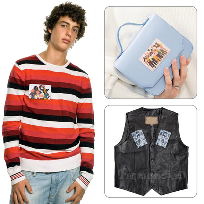 Framendino, 10 Pack Sublimation Patch Blank Rectangle Leather Iron on Patches for Hat Shirt Jeans