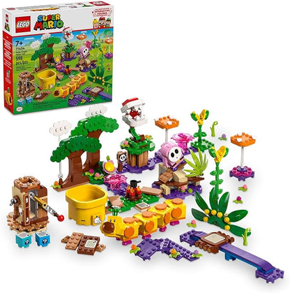 LEGO Super Mario Soda Jungle Maker Set Customizable Nintendo Birthday Gift Mario Playset for Kids Pink Shy Guy and a Wiggler Jungle Toys for Boys Girls and Any Gamers Ages 7 and Up 71434