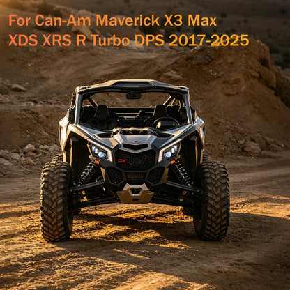 bamotoop DOT Approved LED Headlights for X3 with Hi/Lo Beam for Can-Am Maverick X3 Max XDS XRS R Turbo DPS 2017-2025,Replace 710004658 710004659