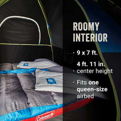 Coleman 4-Person Sundome Dark Room Dome Camping Tent