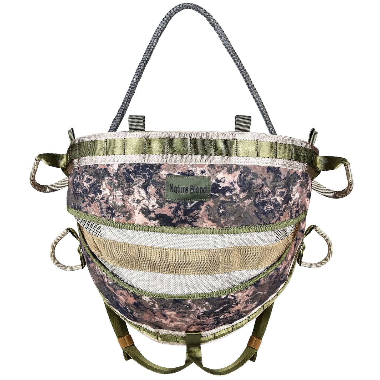 NatureBlend Tree Saddle, The Gen 2 Hunting Saddle, Ultra Large Comfortable Seat, Lightweight Tree Stands Accessories, Adjustable Tree Climbing Saddle, Essential Saddle Hunting Gear, Includes Bridge