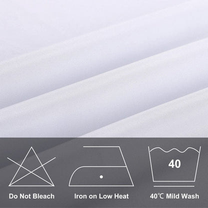 luccido 6 Pack Rectangle Tablecloth 60 x 102 Inches White Table Cloth Stain and Wrinkle Resistant Washable Polyester Fabric Table Cover for Party, Wedding and Banquet Decoration