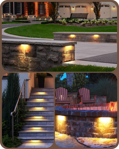 EDISHINE 7 in 270? Rotating LED Wall Lights, 12V AC/DC, 3W, 2700K, IP65 Waterproof, Aluminum, Silver, Model HLV