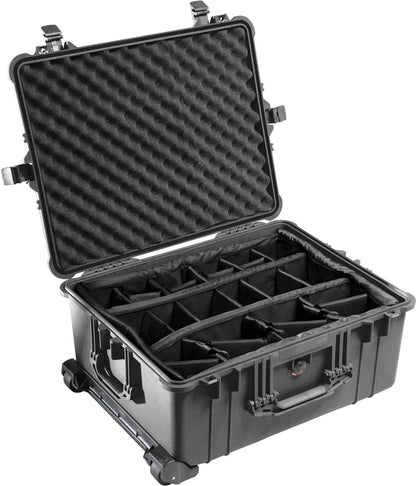 Pelican 1610 Case With Padded Dividers (Black)
