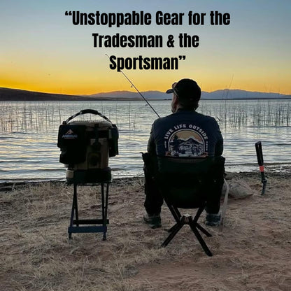 Animus 5-in-1 Work Cooler Pro -Heavy Duty 5-in-1 Cooler with Built-in Seat, Dry Drawer & 48hr ice-Retention -Lunch, Water & Gear Storage Ideal for Hunting, Fisherman & Tradesman