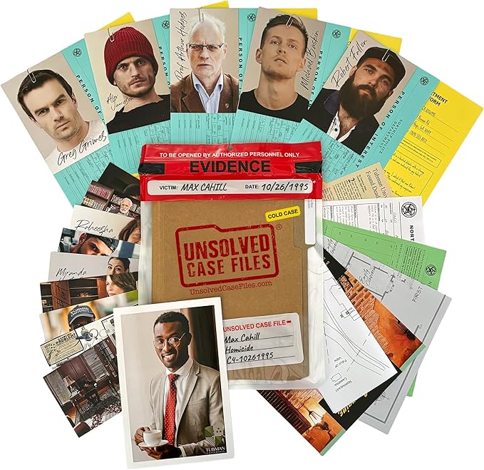 Unsolved Case Files | Cahill Max - Cold Case Murder Mystery Game - Can You Solve The Crime?
