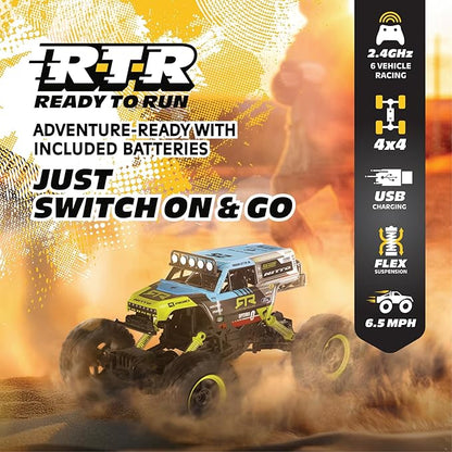 Vaughn Gittin Ford Bronco RC Truck – 1:15 Scale 4WD Remote Control Car Officially Licensed Bronco “Brocky” 2.4GHz Full-Function Control USB Rechargeable Ready to Run
