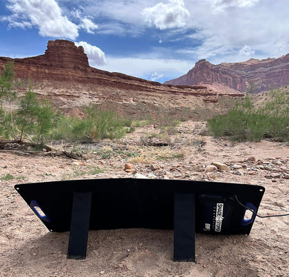 100W Portable Foldable Solar Panel – Shade Stopper™ Technology, ETFE, USB-A & USB-C, Compatible with Most Power Stations, Camping, RV, Van, Off-Grid
