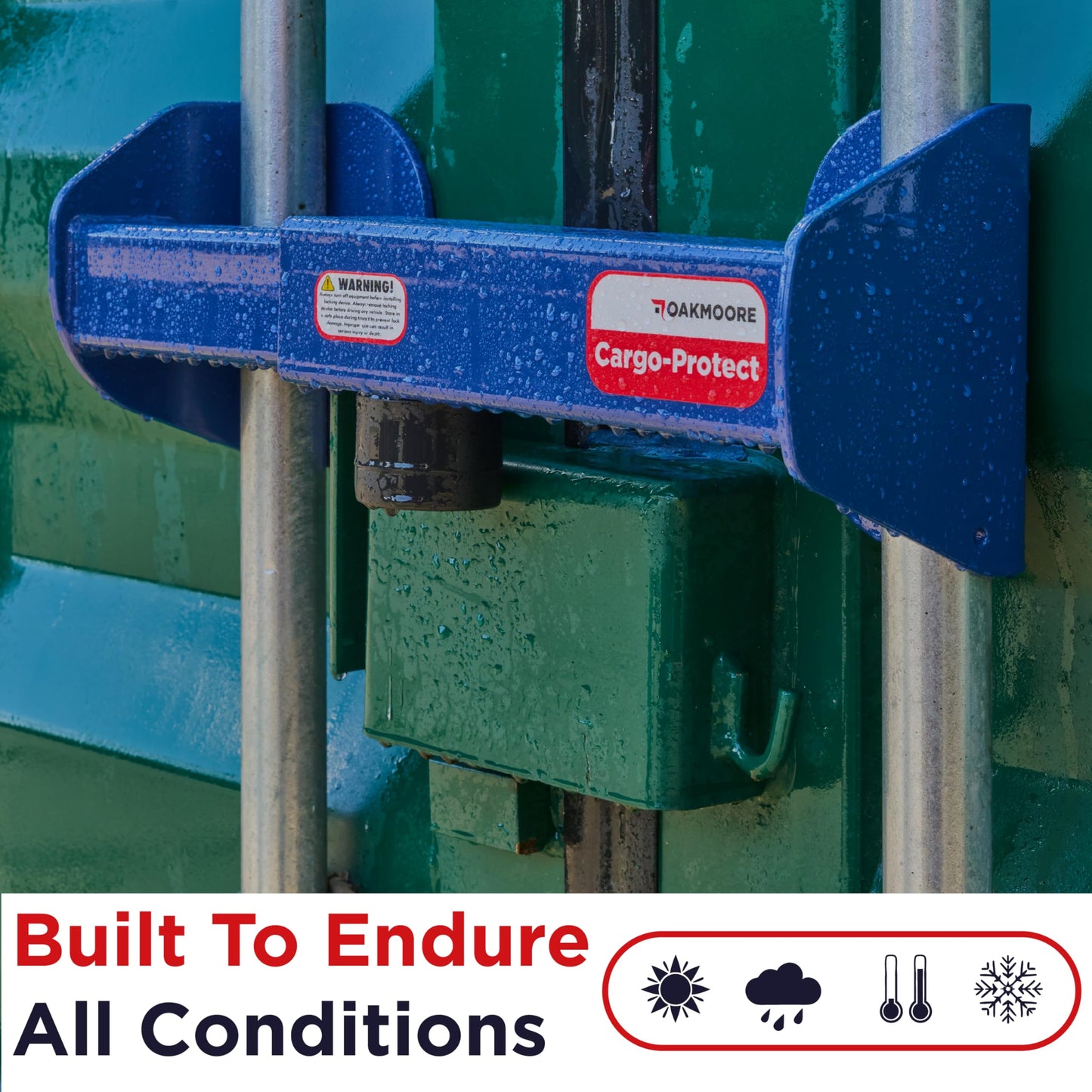 Shipping Container Lock with Combination | Cargo Van and Semi Trailer Door Lock Heavy Duty | Sea & Box Trailer Door Locks - Combi Shipping Container Locks Heavy Duty