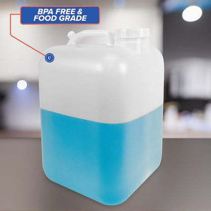 ePackage Supply Premium 5-Gallon Hedpak: Durable HDPE, BPA-Free Plastic, Reusable Liquid Storage Solution for Water and More (1 Count)