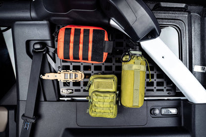 DV8 Offroad Rear Window Molle Panels for 2021-2026 Ford Bronco 4-Door | Includes Passenger & Driver Side Panels | Mount Molle Bags, Med Kits, Tools, & Other Accessories | Run with or Without Hardtop