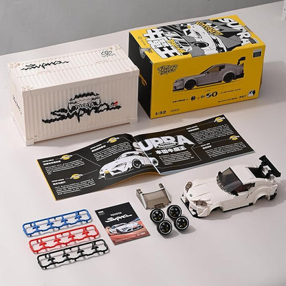 Toyota Supra Building Car with Display Container Toyota Officially Licensed Compatible with Speed Champions Sports Racing Car Building Toys for Adults and Kids Boys Aged 8-16 (367PCS)