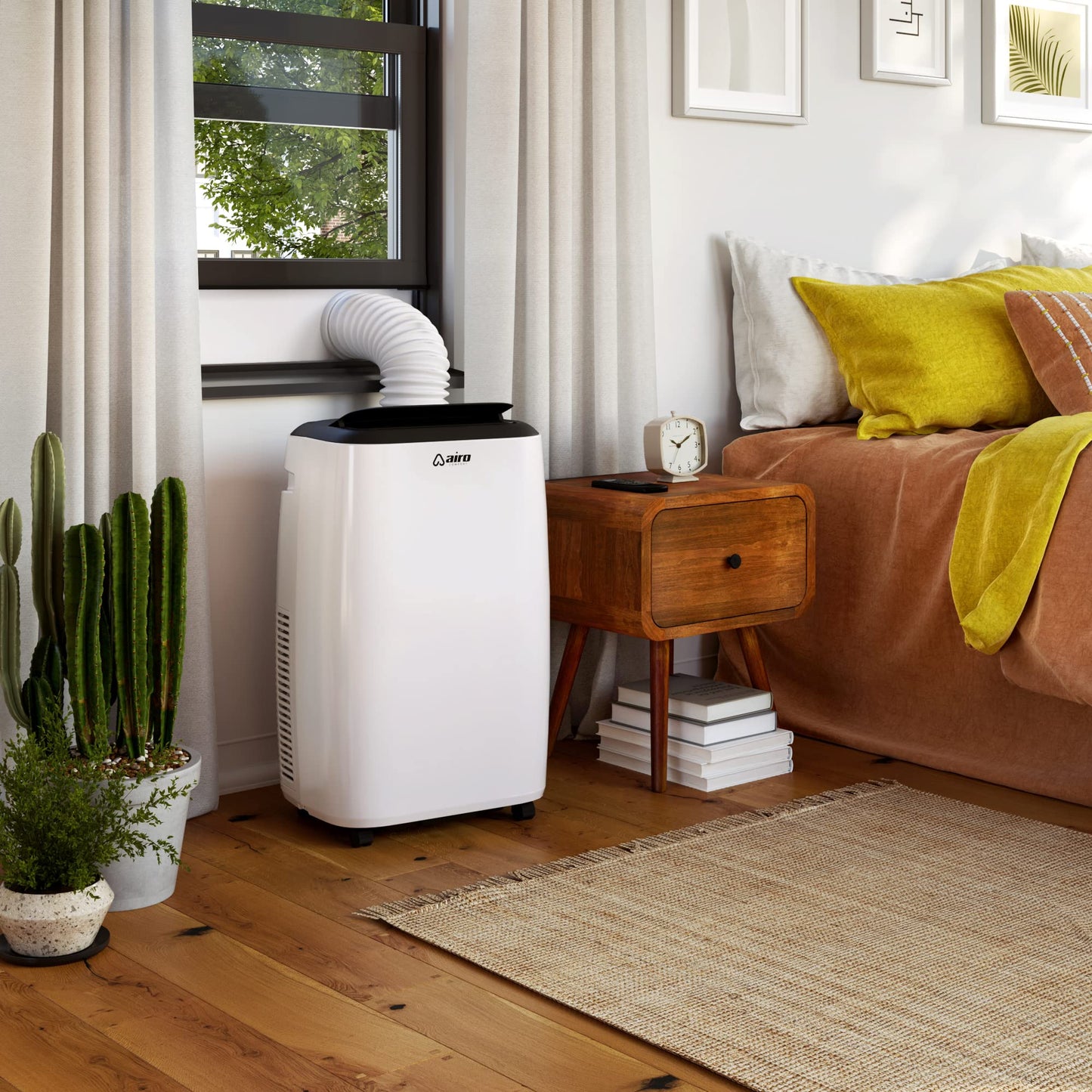 AIRO Portable Air Conditioners 8000 BTU, AC Unit Floor Standing with Remote Control & DIY Installation Kit, New 2025 model