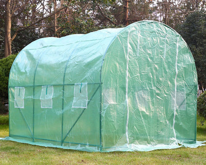 Greenhouse for Outdoors Greenhouse Walk-in Green House L10'xW7'xH7' Plastic Mini Greenhouse Kit Indoor Portable Greenhouse Plant Shelves Tomato Herb Canopy for Patio