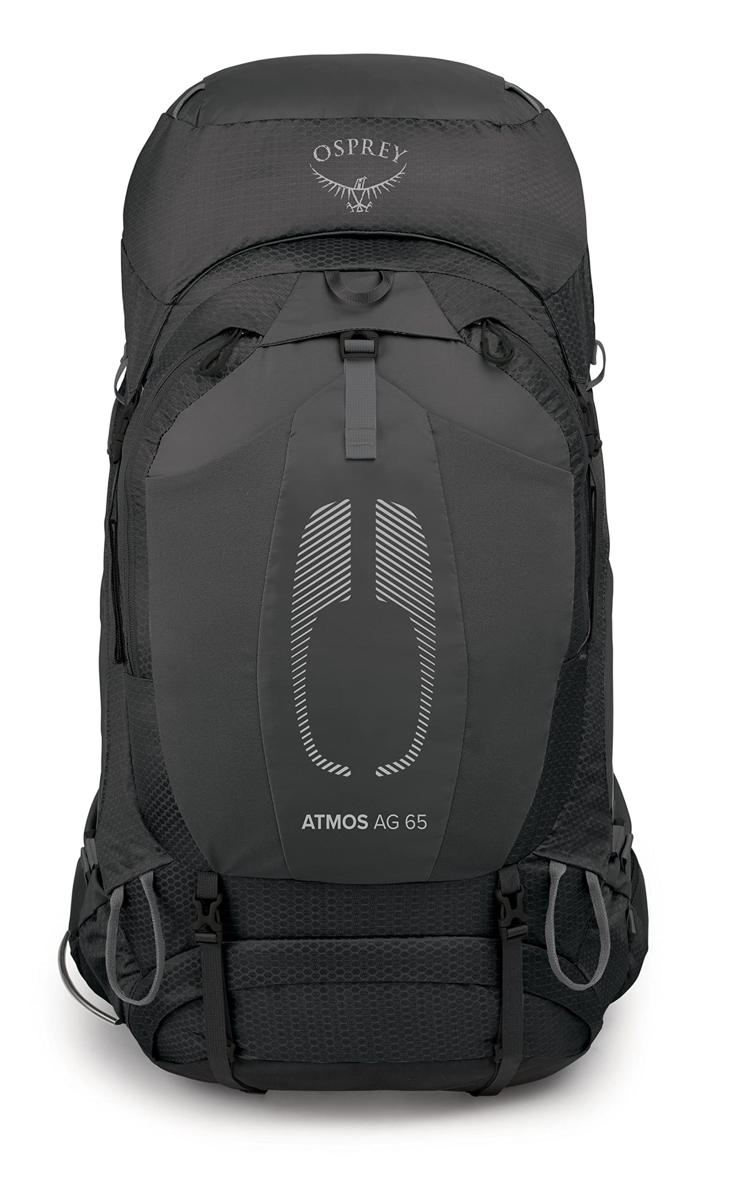 Osprey Atmos AG 65L Men's Backpacking Backpack and Cascade Mountain Tech Trekking Poles - Aluminum Hiking Walking Sticks (Set of 2), 54"
