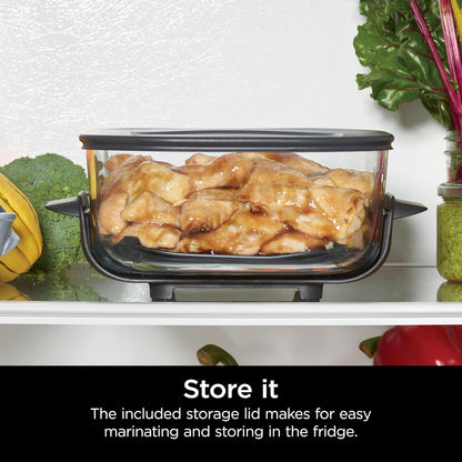 Ninja CleanCrisp™ 4-QT Glassware Container - Microwave & Dishwasher Safe, PFAS Free