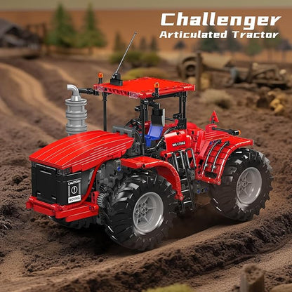 Mould King 17082 Technical Tractor Building Kit 1300+ PCS Motorized Construction Vehicle Model Set Remote Control Engineering Tractor Blocks for Adults &amp Collectors