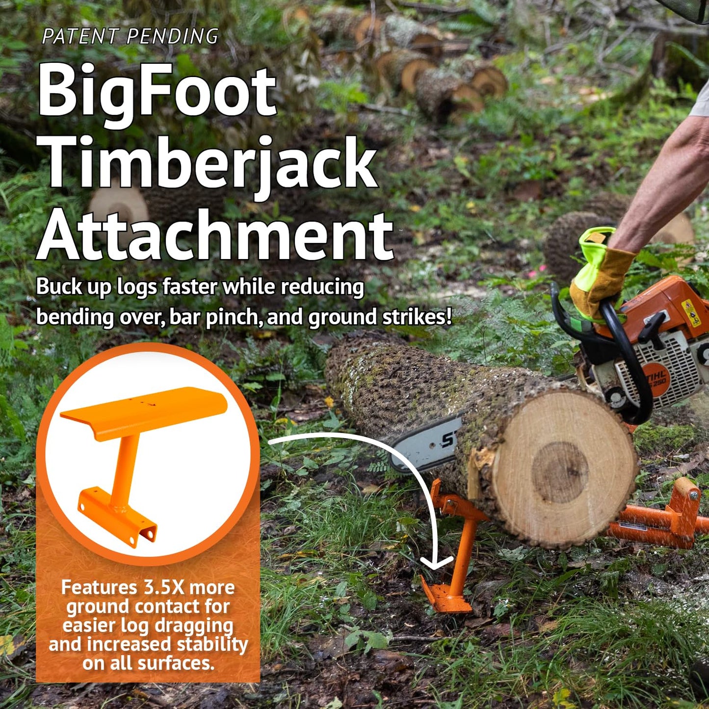 LogOX 3-in-1 Forestry Multitool, Firewood Harvesting Hand Tools, Reduce Back Strain and Heating Costs, Log Hauler, Cant Hook, and Timberjack, All-in-One (Patented & Made in USA)