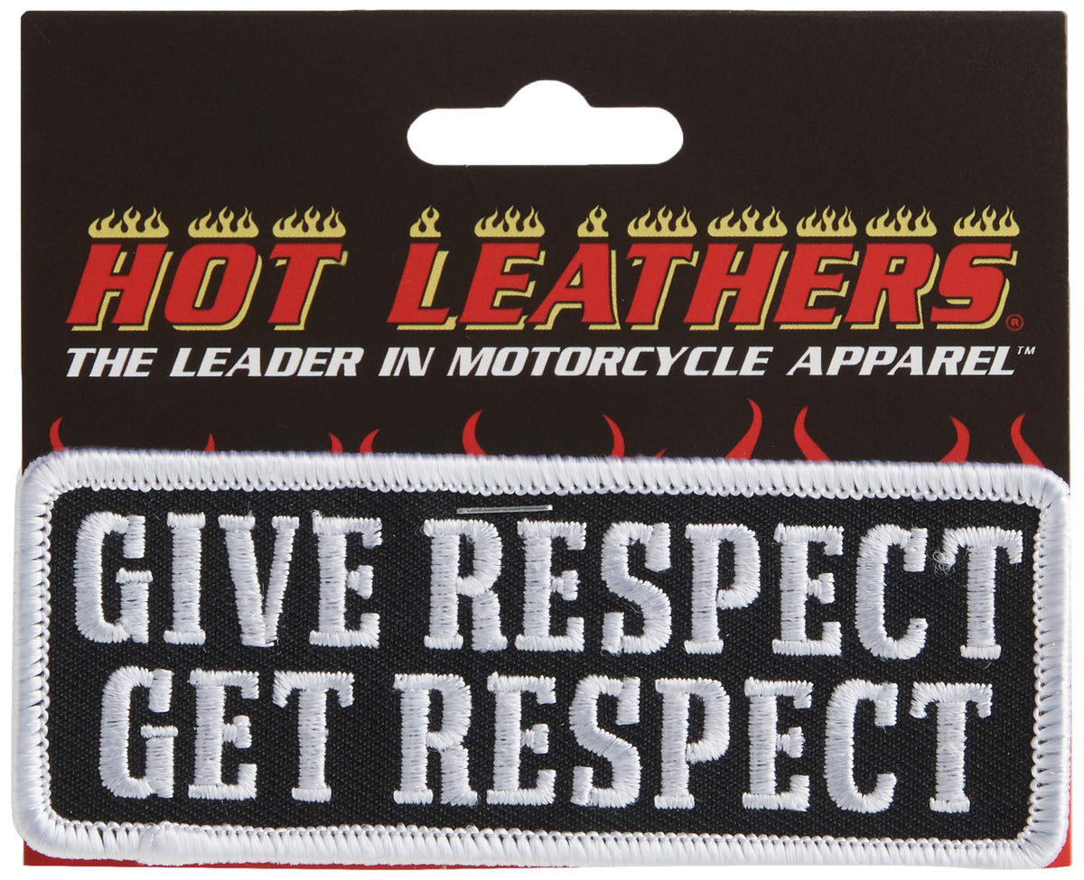 Hot Leathers - PPL9471 Give Respect Embroidered Patch (Multicolor, 4" x 2")