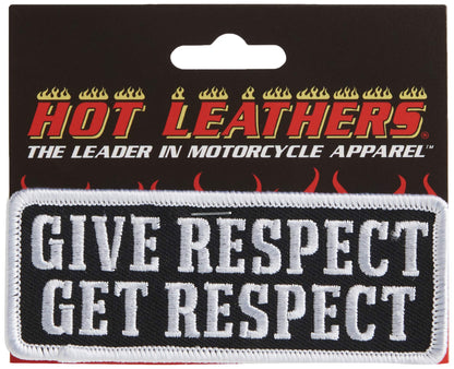 Hot Leathers - PPL9471 Give Respect Embroidered Patch (Multicolor, 4" x 2")