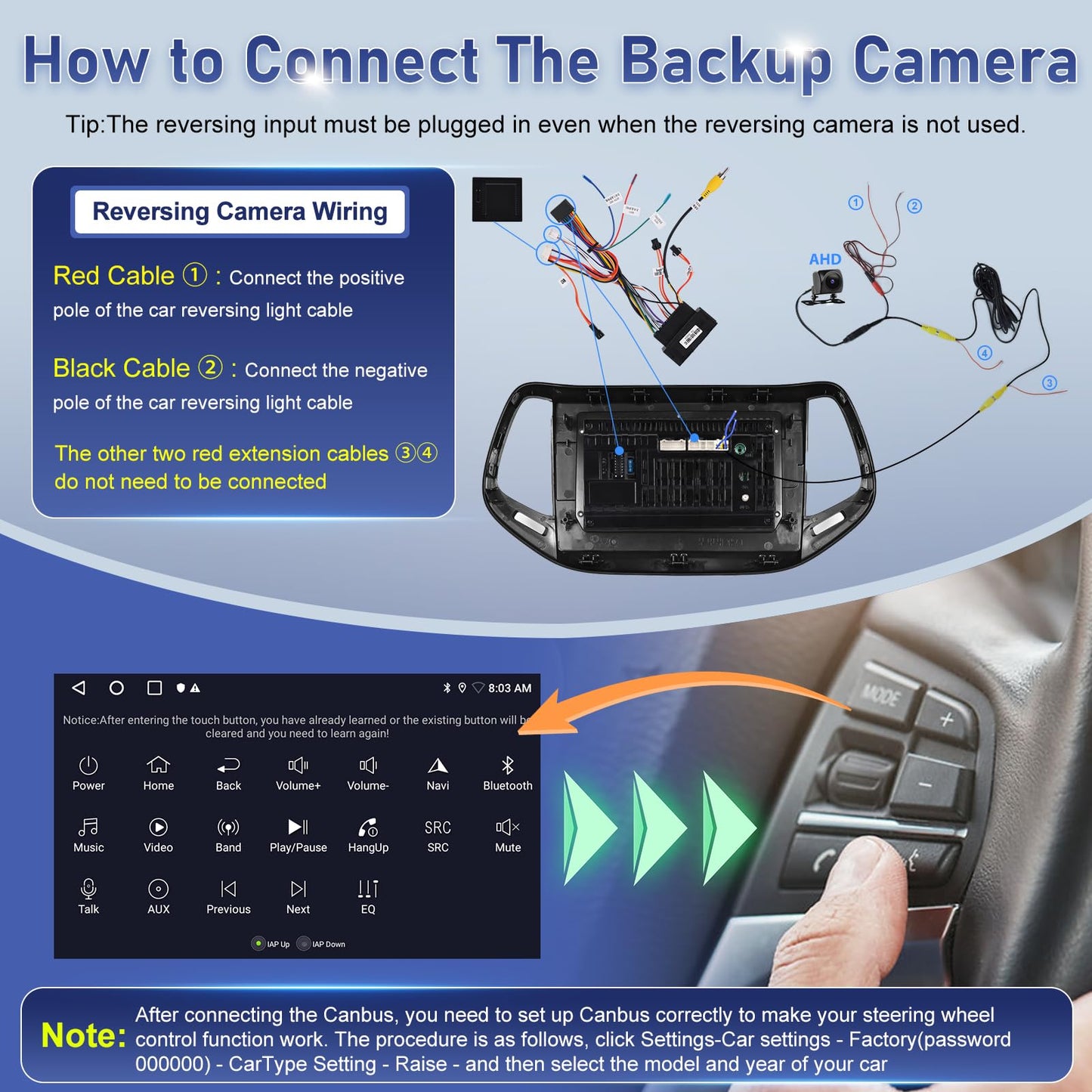 [4 Core 2+64] Volxcereo Car Radio for Jeep Compass 2017 2018 2019 2020, 10.1 inch Android Touchscreen Stereo with Carplay & Android Auto, GPS/WiFi/Bluetooth/SWC/FM/RDS