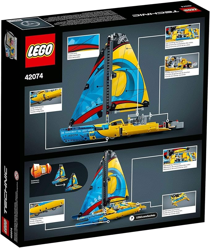 LEGO Technic Racing Yacht 42074 Building Kit (330 Pieces)
