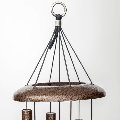 Corinthian Bells 27 Inch Copper Vein Wind Chimes for Outside, Memorial Outdoor Wind Chime with Soothing Tone, Made in USA