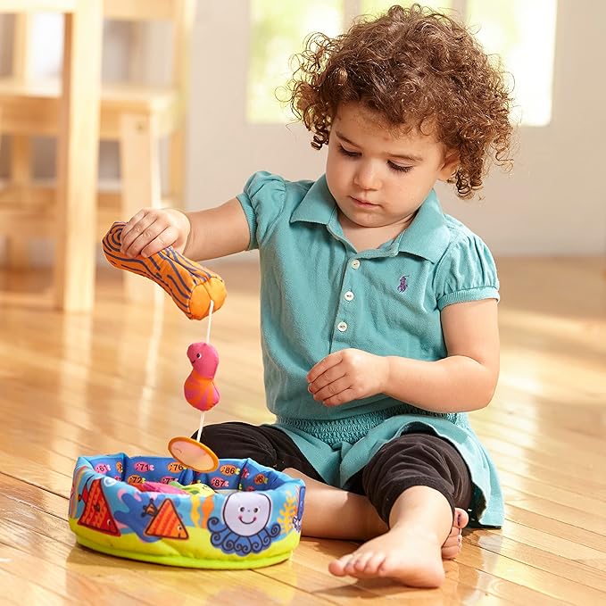 Melissa &amp Doug K's Kids Fish and Count Learning Game With 8 Numbered Fish to Catch and Release
