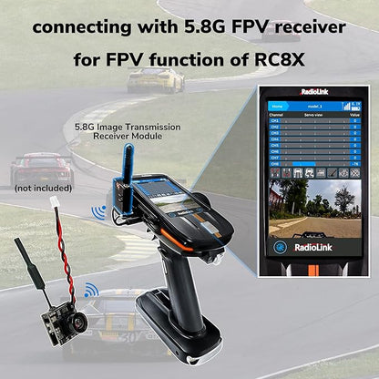Radiolink 5.8G 48CH Wireless Image Transmission OSD Camera for RC8X FPV Display 800TVL 200mW FPV Camera for Radiolink F121 Mini Racing Drone Quadcopter