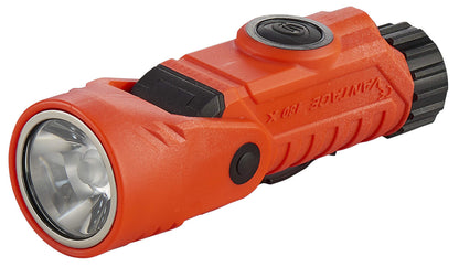 Streamlight 88901 Vantage 180 X 250-Lumen 7,200-Candela Helmet Mounted and Right Angle Firefighter LED Flashlight with Helmet Bracket, Orange