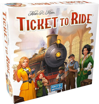 Asmodee Ticket to Ride Board Game (2025 Refresh) - A Cross-Country Train Adventure for Friends and Family Strategy Game for Kids &amp Adults Ages 8+ 2-5 Players 30-60 Minute Playtime