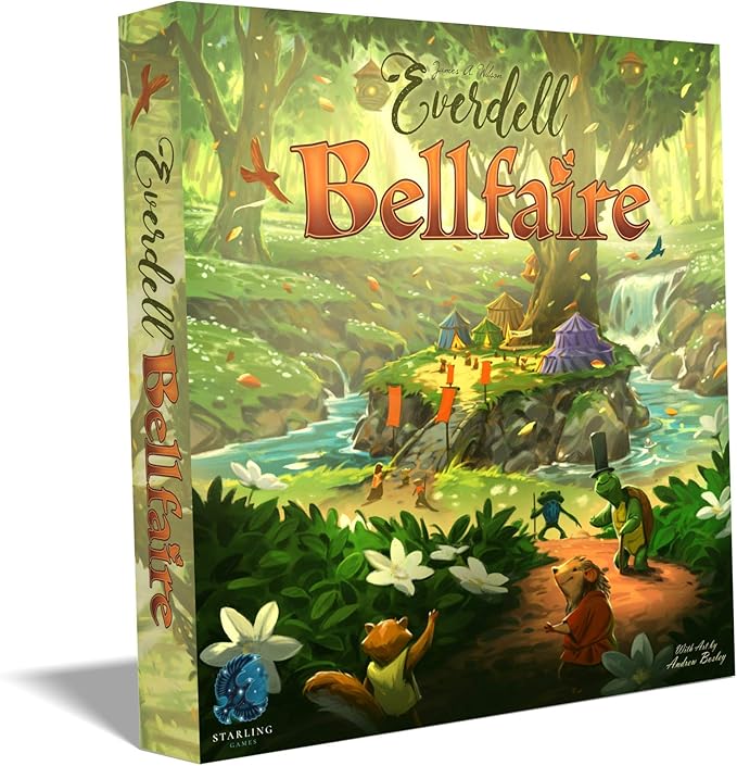 Everdell: Bellfaire Expansion – Board Game Add-On for 5–6 Players with Player Powers New Market Board &amp Special Event Cards – Requires Everdell Base Game