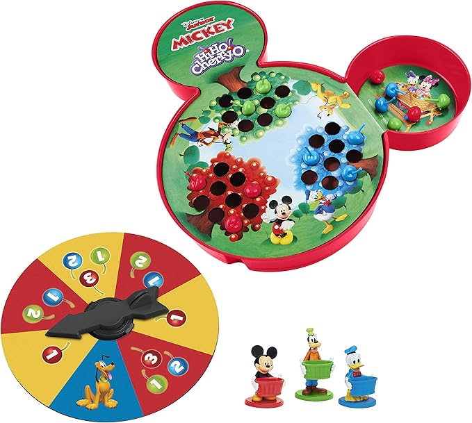 Hasbro Gaming Hi Ho Cherry-O Game Disney Mickey Mouse Clubhouse Edition (Amazon Exclusive)