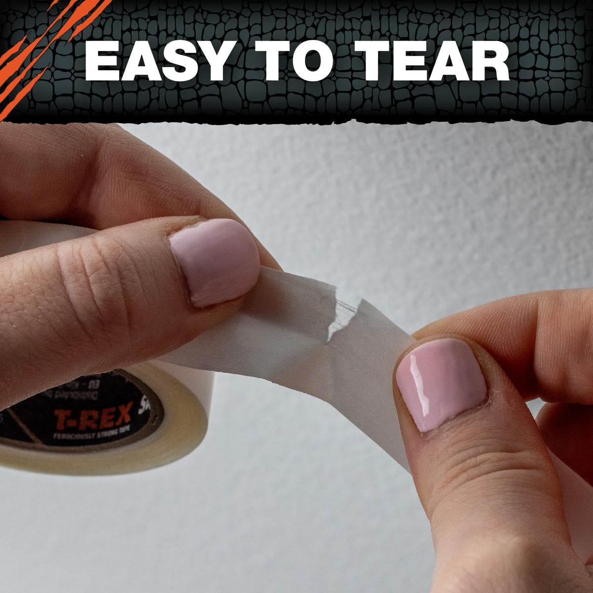 T-Rex Double Sided Super Glue Tape, 0.75" x 15 Yards, Clear, 1 Pack (287704)