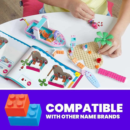 MEGA Barbie Color Reveal Dolphin Exploration Toy Building Set with 10+ Surprises 2 Micro-Dolls and 2 Dolphins Toy Gift Set for Girls and Boys Ages 5 and up
