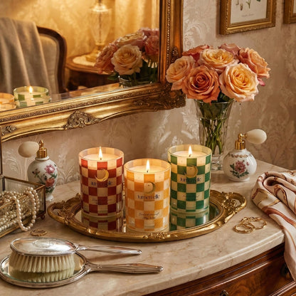 Lumenelle Winter Candle Gift Set for Women (2-Pack) - Gourmand, Fruity & Sweet Scented Soy Wax Candles, Clean Burning, Eco-Friendly, Cozy Home Decor Gift (8.8 oz Each) (Joyride Set No. 10)