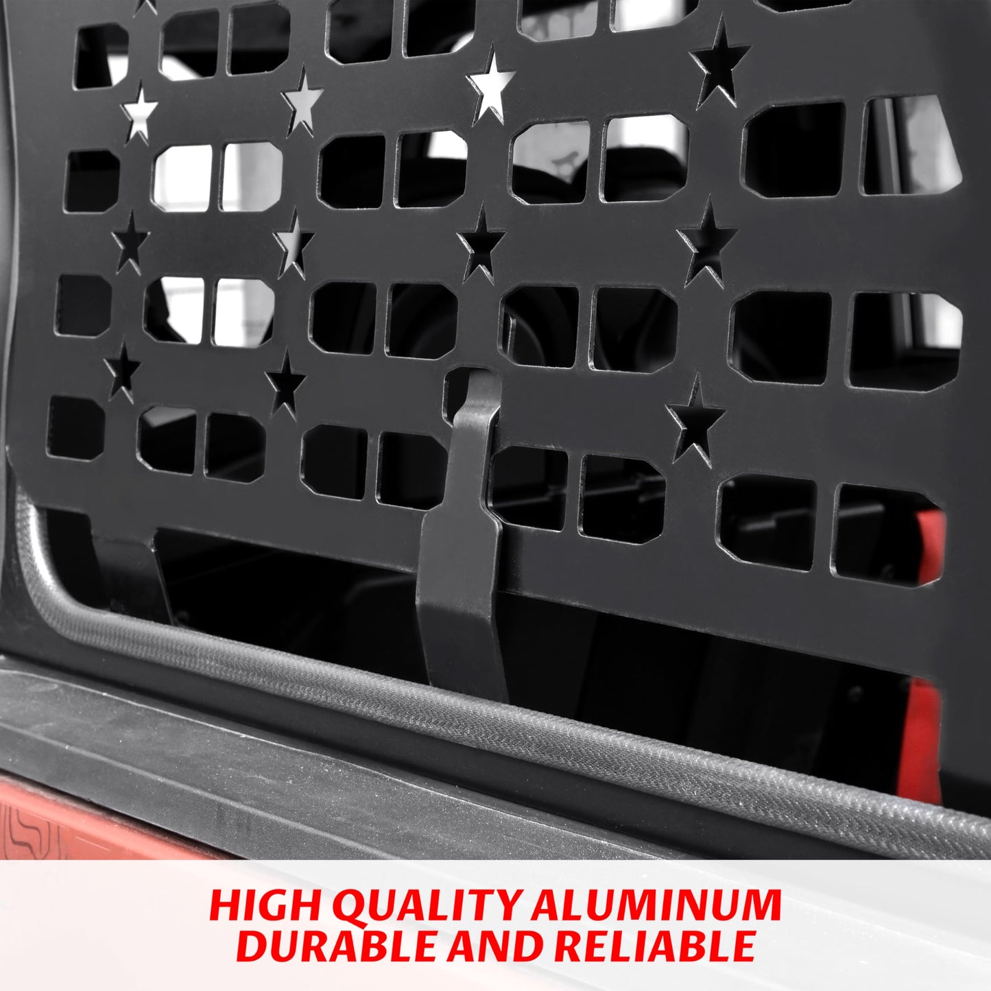 SAUTVS Rear Window Molle Panels for Polaris XPEDITION ADV/ ADV5 2024+, Aluminum Molle Panels of Rear Side Windows for Polaris XPEDITION ADV/ ADV5 2024+ Accessories (One Pair)