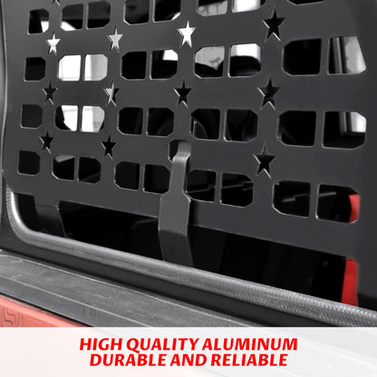 SAUTVS Rear Window Molle Panels for Polaris XPEDITION ADV/ ADV5 2024+, Aluminum Molle Panels of Rear Side Windows for Polaris XPEDITION ADV/ ADV5 2024+ Accessories (One Pair)